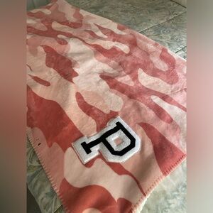 Pink Victoria’s Secret blanket